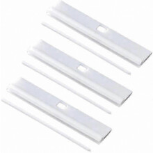 20 Pack 5-inch White Vertical Blind Replacement Hangers (127mm) for Slats & Louvre Blinds - JV