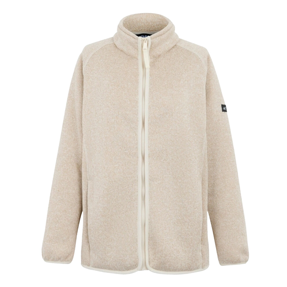 Regatta Mellrey Women's Full Zip Fleece Jacket in Cream White Size 26 UK - Image 3