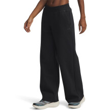 (10 UK R, Black) Under Armour Womens/Ladies Wide Leg Sweatpants