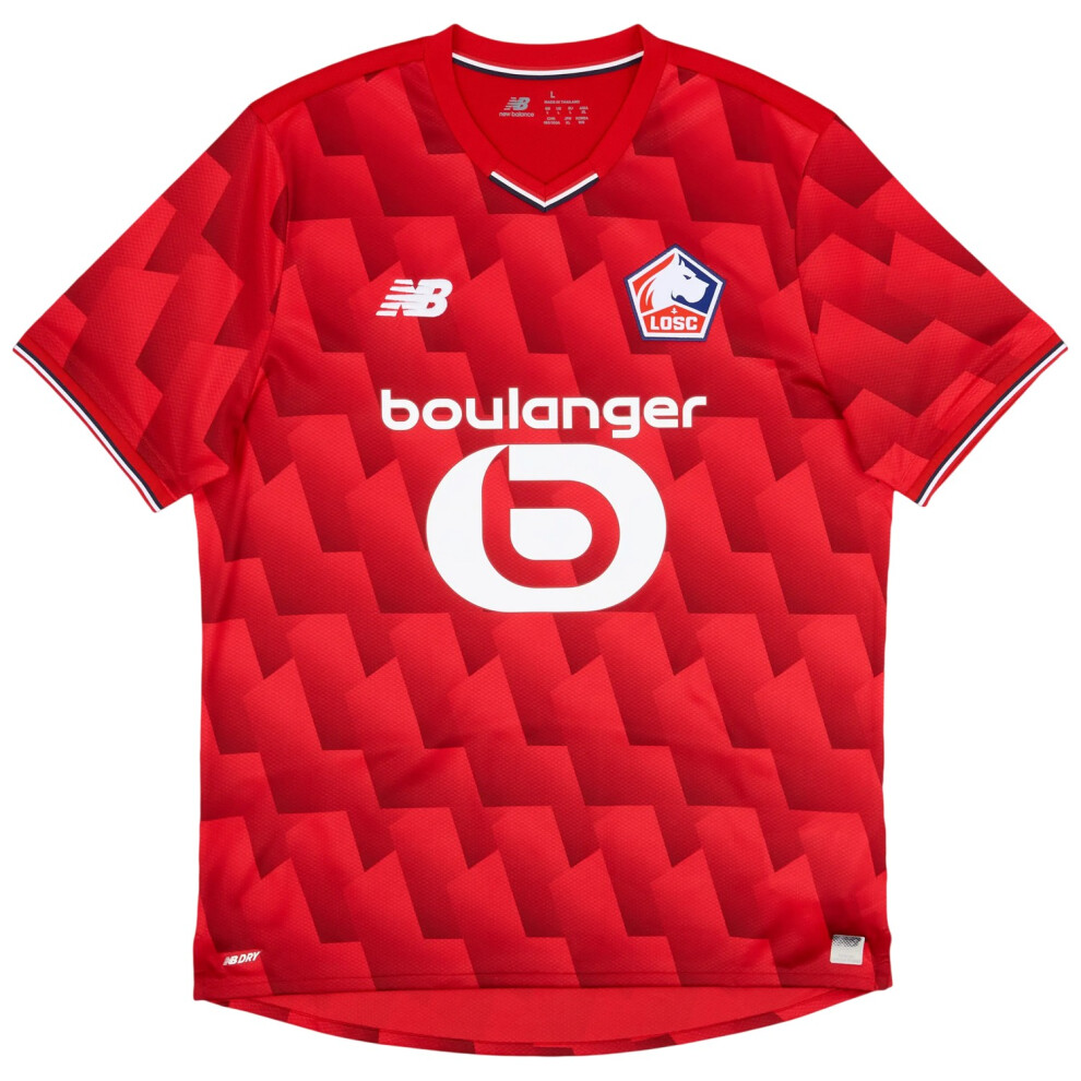 New Balance (S, Red) Mens Lille 25/26 Football Home Shirt