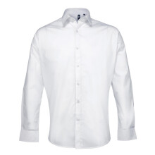 (18.5in, White) Premier Mens Supreme Poplin Formal Shirt