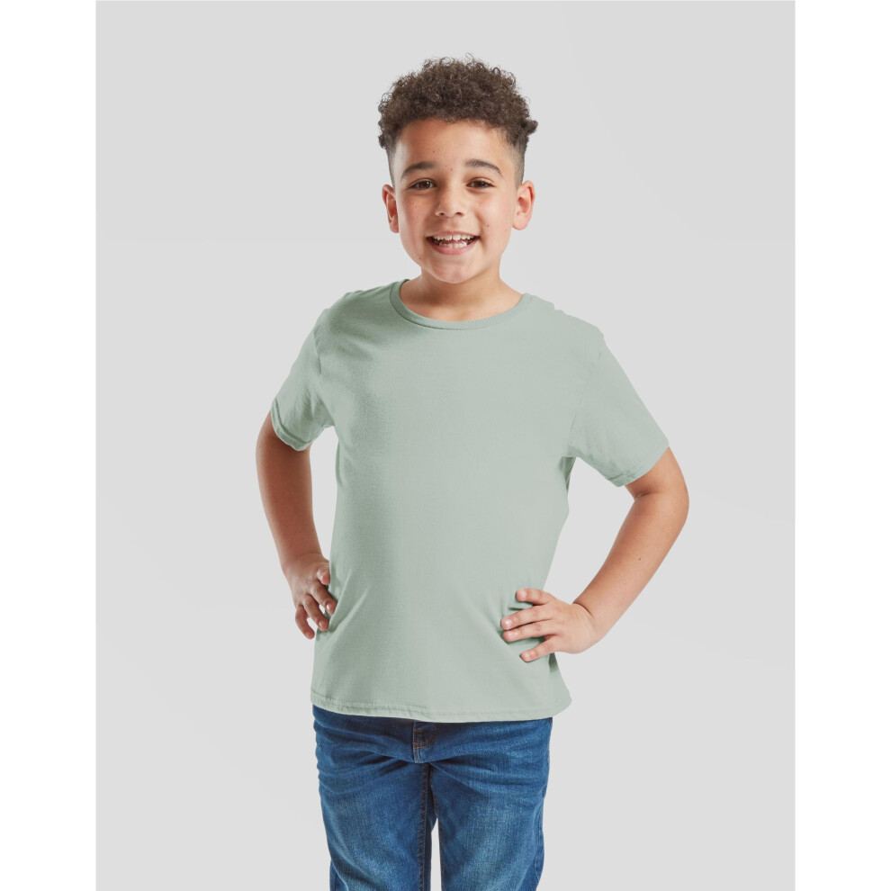 Fruit Of The Loom (3-4 Years, Powder Rose) Childrens/Kids Iconic 150 T-Shirt