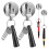 2 Pack Heavy Duty Retractable Pull Pen Pencil Holder Universal Retractable Lanyard Pen for Carpenter 1