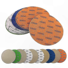 3000/4000/5000/7000/10000 Grit Round Sandpaper for Electric Sanders, Wet and Dry Self-Grinding Wheel, 25 Pieces