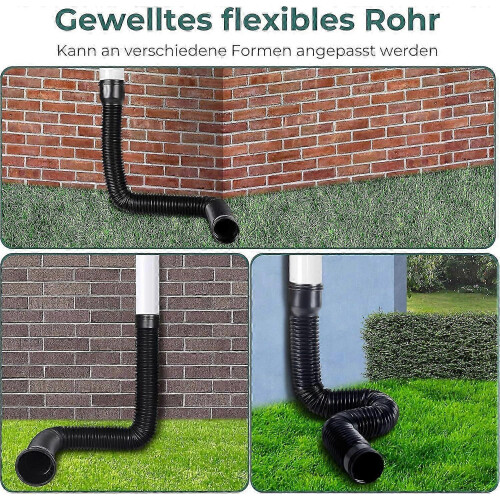 Gutter Flexible Downpipe Extension,for Downpipe 80/100 mm (1 Piece) 1
