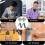 2 Pack Heavy Duty Retractable Pull Pen Pencil Holder Universal Retractable Lanyard Pen for Carpenter 4