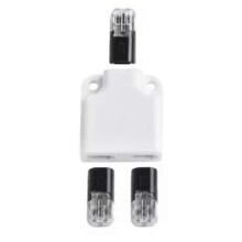 Wire Splitter Connector 18-22AWG Quick Splice Crimp Terminals LED Connectors 2P Electrical Cable Junction Box 1 Point 2