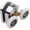 Replacement Sliding Rollers for Glass Shower Doors, 4 Double-Wheel Set 2