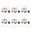 6-Pack 100W Adjustable Ceramic Wirewound Controls, 100 Ohm Rotary Variable Resistors for Power Circuit Testing 1