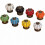8 Pack Ceramic Pumpkin Cabinet Pulls, Kitchen Drawer Knobs, Cupboard Door Hardware, 38mm Center Spacing 1