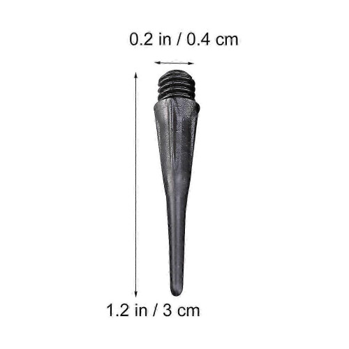 50 Pack of Plastic Dart Tips for Dart Accessories 2
