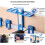 Punch positioner Adjustable drill guide sleeve Cabinet Hardware fixture Template Measuring tool 5