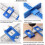 Punch positioner Adjustable drill guide sleeve Cabinet Hardware fixture Template Measuring tool 2