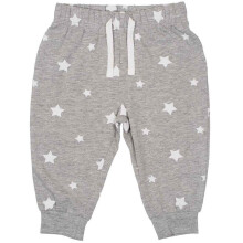 (18-24 Months, Heather Grey/White) Larkwood Baby Stars Lounge Pants