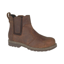 (8 UK, Brown Crazy Horse) Amblers Abingdon Casual Leather Dealer Boot / Mens Boots