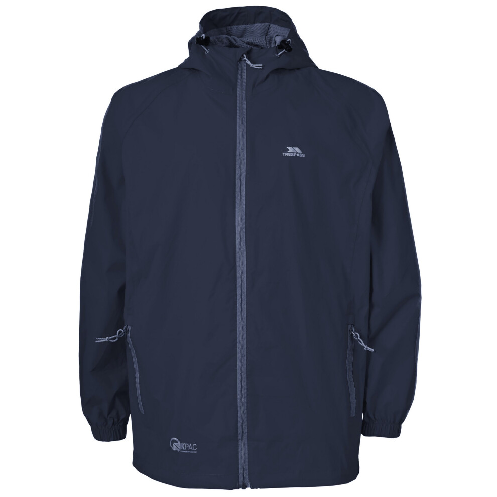 Trespass (Xxs, Navy) Unisex Adult Qikpac Waterproof Jacket