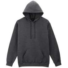(M, Heather Black) Gildan Mens Softstyle Midweight Hoodie