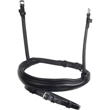 (Full, Black) Collegiate Leather Mono Crown Flash Noseband
