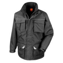 (3XL, Black) WORK-GUARD By Result Mens Sabre Coat