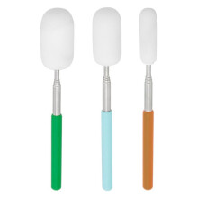 3 Bâtons Éponges Télescopiques pour Poterie, Manche en Acier Inoxydable, Tête Éponge Absorbante pour Éliminer L'Eau de la Poterie