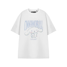 (S, White) Hello Kitty Womens/Ladies Cinnamoroll Short-Sleeved T-Shirt