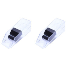 2X Professional Deluxetexas Hold'Em Baccarat Poker Dealer Poker Card Shoe 1-6 Optionally Deputy(Transparent)