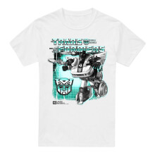 (3XL, White) Transformers Mens Jazz Box 40th T-Shirt
