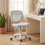 Grey Mesh Office Chair, Adjustable Height 2
