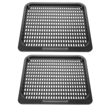 2PCS Cooking Tray Replacement, 10 QT Mesh Cooking Rack Air Fryer Accessories , Air Fryer Oven, Dishwasher Safe (10 QT)