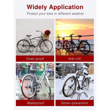 Fahrradabdeckung 210D Fahrradabdeckungen für die Außenlagerung Wasserdicht 170x60x85cm, Fahrradabdeckung, Mountainbike, Rennrad, Hybridfahrrad