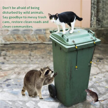 2pcs Trash Can Lid Lock,Trash Can Locks for Animals Stop From Rummaging Universal Lid Lock for Outdoor Garbage Cans