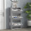 12-Shoe Flip Drawer Storage Cabinet - Grey Wood-Effect 4