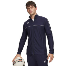 (M, Navy/White) Under Armour Mens Challenger Tracksuit Top