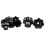 6 Pcs Machinery Latche Knurled Clamping Nuts Knob & 5 Pcs Black Star Grip Knobs 1