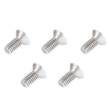100Pcs Hex Countersunk Flat Bolts Screws M2X5mm & 50 Pcs Countersunk Screws Hex Key Bolts M4 x 12mm