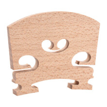 5 Pcs Maple 4/4 Full Size Violin Bridge & 1Pcs Flute Corks Flute Joint Cork for Flute Musical Intrument Accessories