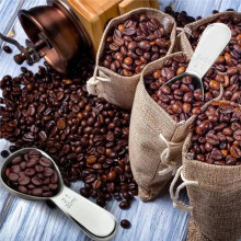 Coffee Scoop Stainless Steel Measuring Coffee Scoop Tablespoon Short Handle Tablespoon Measuring Spoons for Coffee/Sugar