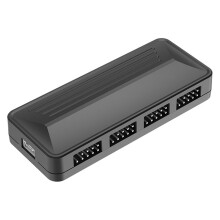 Z-U4 9-Pin Hub 4-Poort USB 2.0 Onafhankelijke Voeding 4-Pin Naar 9-Pin Compatibel Ontwerp