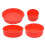4-Piece Cake Pan Set - Non-Stick Round Silicone Molds for Layer Cakes - Sizes: 4", 6", 8", 10" 1