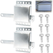 2Pack Heavy Duty Garage Door Locks,Galvanized Steel Garage Door Locking Slide- Inside Deadlock for Most Garage Door