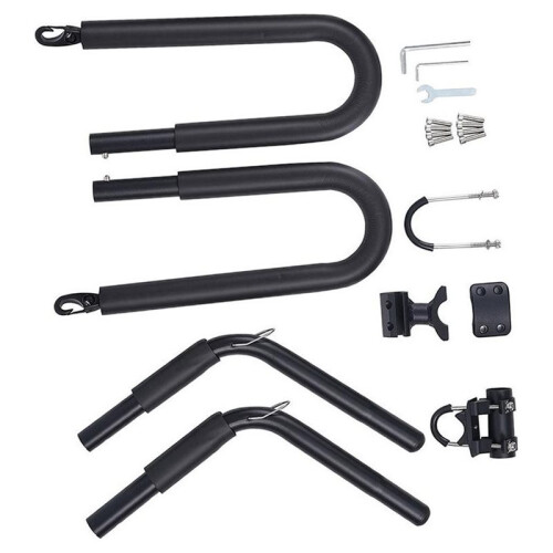 1set Seatpost Surfboard Rack/Longboard Rack Accessory, Easy Assemble Bicycle Rear Rack Accessory for Surfboard 1