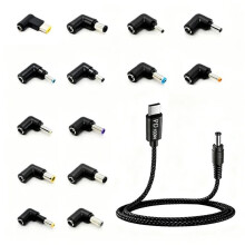 Kabel do Szybkiego Ładowania USB C do Typu C do Szybkiego Ładowania Laptopa, Kabel Wyzwalający PD100W z 14 AdapterAMi