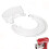 Miscelatore Bowl-Lift da 5.5-7 QT con Parafango per , Parafango Trasparente con Apertura per Versare 5