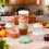 4 Oz Small Plastic Containers with Twist  Lids [20 Sets], Stackable Little Food Storage Containers for Snack Lunch 4