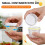 4 Oz Small Plastic Containers with Twist  Lids [20 Sets], Stackable Little Food Storage Containers for Snack Lunch 4