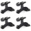 4 Pack Hinge Pin , Adjustable Heavy Door Stops with Rubber Bumper Tips 1