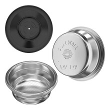 Panier à Espresso à Double Paroi de 54 mm pour 2 Tasses pour Machines à Espresso pour de 54 mm, pour Bambino, Barista Express, Pro