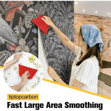 Wallpaper Smoothing Tool Kit for Applying Peel and Stick Wallpaper Seam Roller Wallpaper Smoother Squeegee Measure