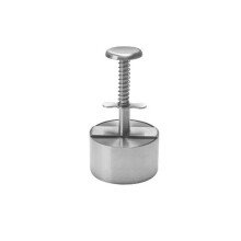 Presse à Hamburger Manuelle Ronde en Acier Inoxydable Antiadhésif, Moule à Boule de Riz, Porc, Bœuf, Outils de Cuisine Ajustés S