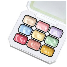 BORN PRETTY 9 Colors Gradient Painting Gel Nail Polish Manicure Gel Quick Flower Paint Drawing Gel Nail Polish Floating Light